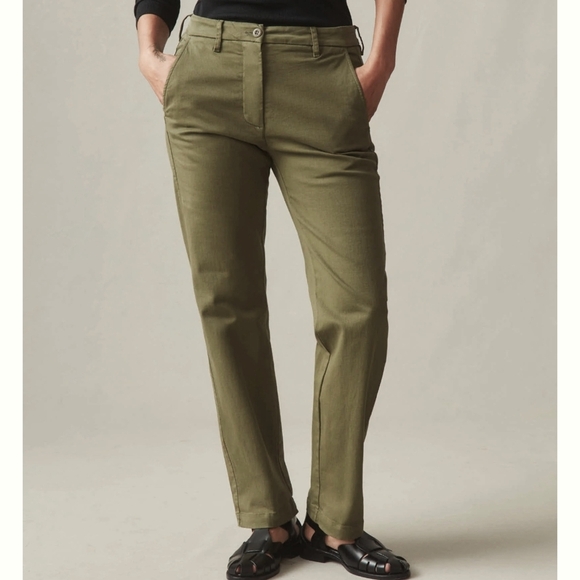 AMERICAN GIANT WOMEN'S SAWBUCK CHINO IN MOSS SIZE 8 LIKE NEW! MADE IN USA - Picture 2 of 10